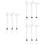 9 Pcs Cat Fish Fork Dessert Stainless Steel Fruit 6
