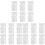18 Pcs Diy Plastic Sheets For Embroidery Knitting Handbag Grid Plates 2