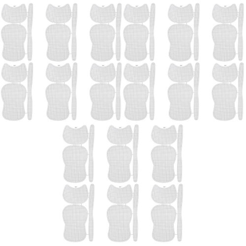 18 Pcs Diy Plastic Sheets For Embroidery Knitting Handbag Grid Plates 2