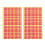 2000 Pcs Chinese New Year Words Seal Sticker For Diy Baking Packaging 1