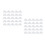 100 Pairs Cotton Shoulder Pads For Coats 6