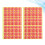 2000 Pcs Chinese New Year Words Seal Sticker For Diy Baking Packaging 2