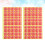 2000 Pcs Chinese New Year Words Seal Sticker For Diy Baking Packaging 4