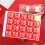 2000 Pcs Chinese New Year Words Seal Sticker For Diy Baking Packaging 10