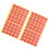 2000 Pcs Chinese New Year Words Seal Sticker For Diy Baking Packaging 6