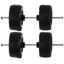 Mlins Wheel Car Model Modified Tires Toddler 1.10x1.10x0.50cm Black