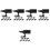 40 Pcs Car Deer Deterrent Whistles Repellent Devices 6