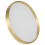 2Pcs Round Brass Glass Coaster For Drinks And Incense 1