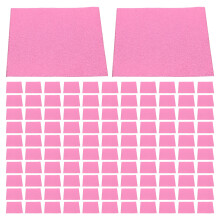 1000Pcs Pink 3.14 Inch Aluminum Foil Chocolate Wrappers With Paper