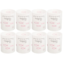 32 Pcs Communion Candle Protector Tea Light Cover Cylinder Tube