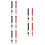 10 Pairs Bamboo Brush Drum Sticks For Acoustic Practice Performance 5