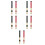 10 Pairs Bamboo Brush Drum Sticks For Acoustic Practice Performance 4