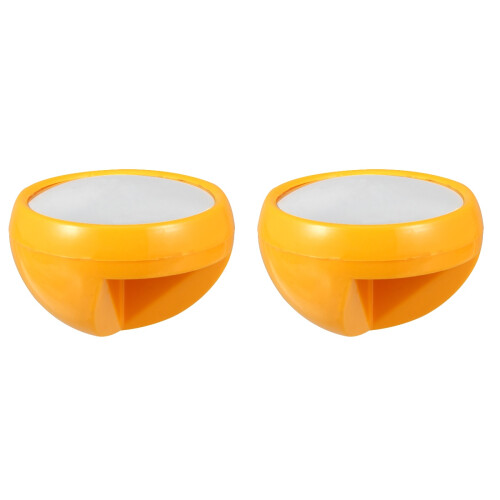 2 Pcs Computer Rear-View Mirror Magnifying Mirror For Safety Security 1