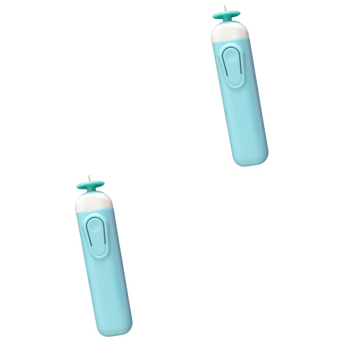 2 Pack Tape Maker Quilling Tool Contactless Waver Hair Blue 2
