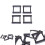 8 Pcs Metal Rectangular Buckles For Luggage Straps 8