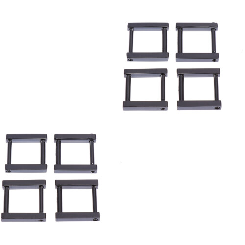 8 Pcs Metal Rectangular Buckles For Luggage Straps 2