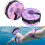 Water Ankle Weights With Float Ring Adjustable Pool Exercise Weights For Ankles And Arms Purple Beginners & Pros Adults 5