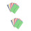 2 Pieces Blank Envelope Stationery Candy Colors Envelopes 7