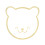 2Pcs Acrylic Wall Mirror With Wooden Frame In Bear Shape 1