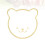 2Pcs Acrylic Wall Mirror With Wooden Frame In Bear Shape 10