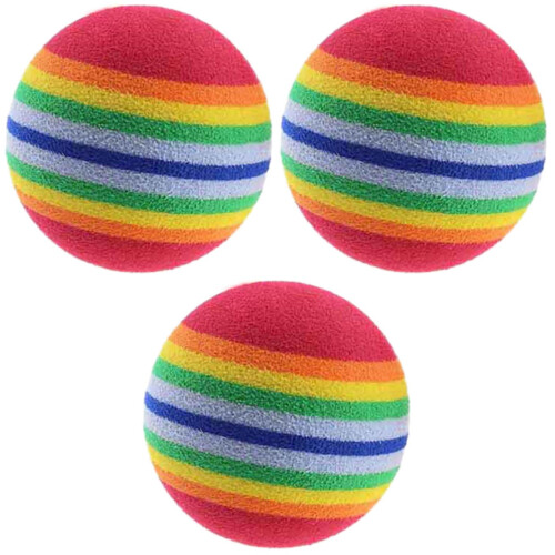 3 Pack Indoor Soccer Pit Golf Balls For Men Practice Purple 2