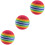 3 Pack Indoor Soccer Pit Golf Balls For Men Practice Purple 5
