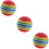 3 Pack Indoor Soccer Pit Golf Balls For Men Practice Purple 9