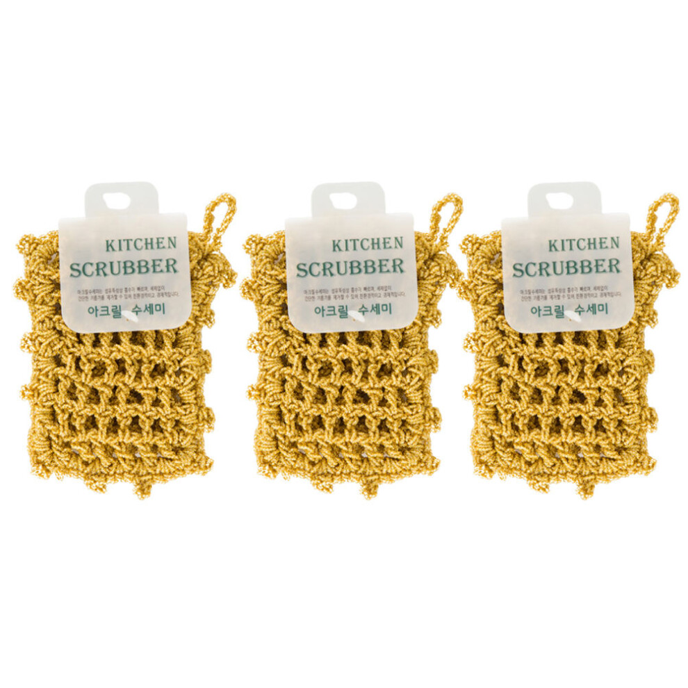 2 Pieces Dishcloths For Washing Up Towels Kitchen Scrubber Duster-image-OPC-PKY5NNZ-NEW