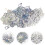 2pcs 3 Bags Wedding Ring Confetti Glitter Table Scatter 8