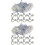 2pcs 3 Bags Wedding Ring Confetti Glitter Table Scatter 5
