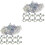 2pcs 3 Bags Wedding Ring Confetti Glitter Table Scatter 3