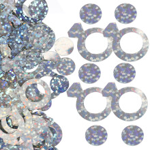 2pcs 3 Bags Wedding Ring Confetti Glitter Table Scatter
