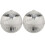 2Pcs Solar Powered Water Float Lights Color Pond Decor 2