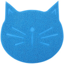 Cat-Shaped Placemat Bowl For Cats Pet Feeding Mats Dogs Puppy Food
