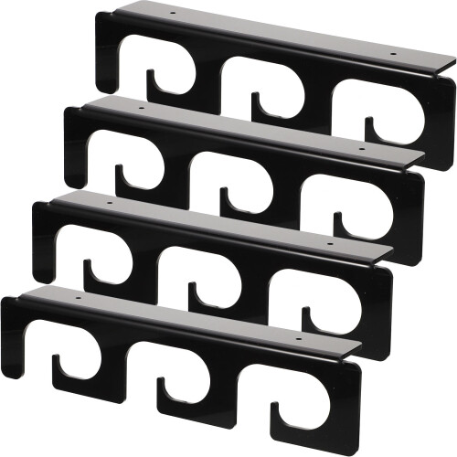 4 Mounted Fishing Rod Stand Storage Display Rack Holder For 2