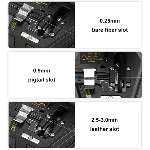 Fiber Optic Cleaver High Precision For Optical Fiber Cable Cutting Tool With Bag Sharp Blade And Ergonomic Design 1