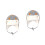 2Pcs Child Ear Protection Cotton Hat Pattern Winter Kids Hat 4