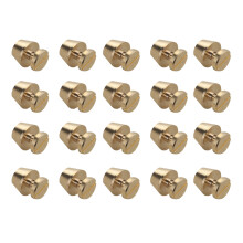 60 Pcs Diy Copper Tower Head Studs For Bags Making Golden