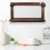 Wooden Wall Storage Shelf Mounting Rack Bookshelf 6
