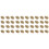 60 Pcs Diy Copper Tower Head Studs For Bags Making Golden 2