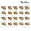 60 Pcs Diy Copper Tower Head Studs For Bags Making Golden 11