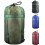 Compression Sack for Sleeping Bag, Clothing Storage, Adjustable Straps, 18cmx38cm, Green 5