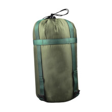 Compression Sack for Sleeping Bag, Clothing Storage, Adjustable Straps, 18cmx38cm, Green