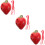 3 Sets Ceramic 6 Hole Strawberry Shaped Ocarina For Kids Practice 9