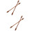 4 Pcs Wooden Painting Hanging Scrolls Frames Posters Hanger 7