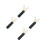 4Pcs Compact Travel Foldable Hair Comb Set Fine And Wide Tooth 9