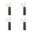 4Pcs Compact Travel Foldable Hair Comb Set Fine And Wide Tooth 7