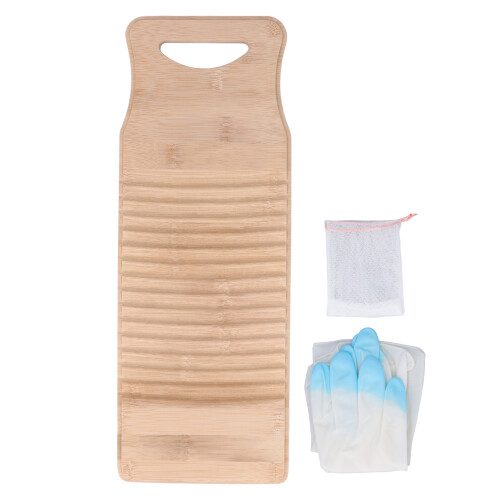 Bamboo Washboard 40cm Hand Wash Laundry Cleaning Board