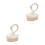 2 Pcs Liquid Foundation Swan Brush For Women Makeup Tool 10
