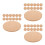 120 Pcs Round Self Adhesive Cork Coasters For Diy Craft Projects 5